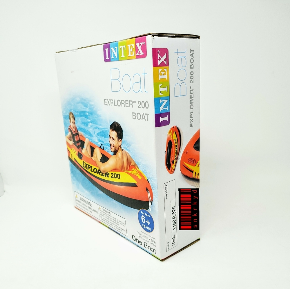 Intex Explorer 200 Inflatable Boat Lake Water Raft - Picture 5 of 8